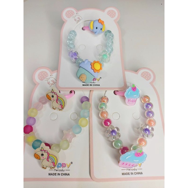 [ULTRATOYS]1 SET GELANG ANAK DAN CINCIN,GELANG MUTIARA ANAK