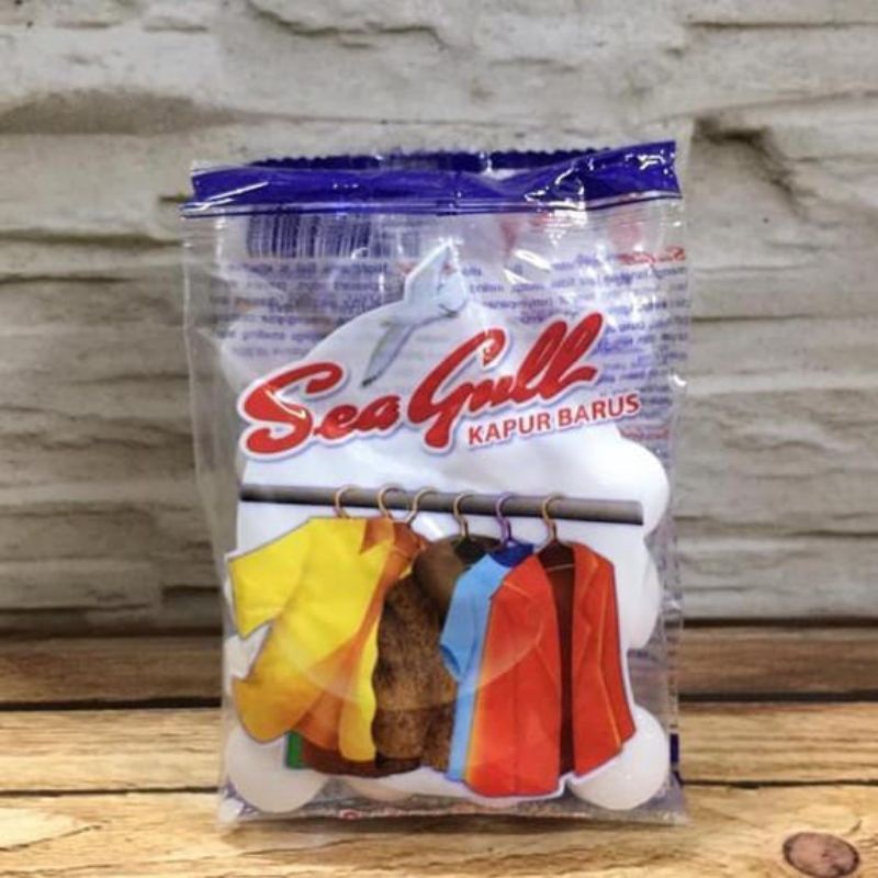 (1 pack) Kamper Kapur Barus Pakaian Toilet Seagul