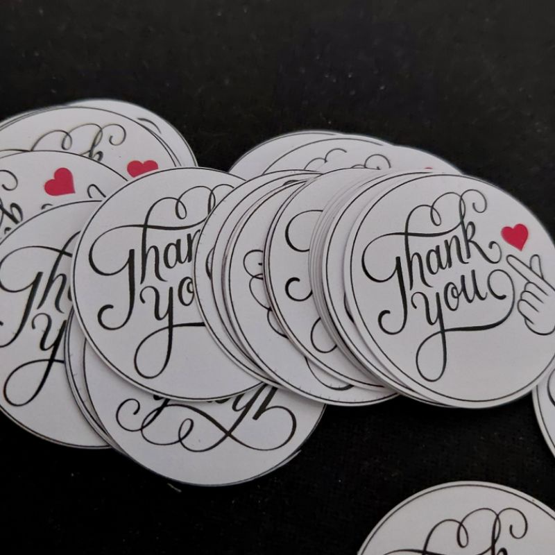 

stiker thank you (3cm)