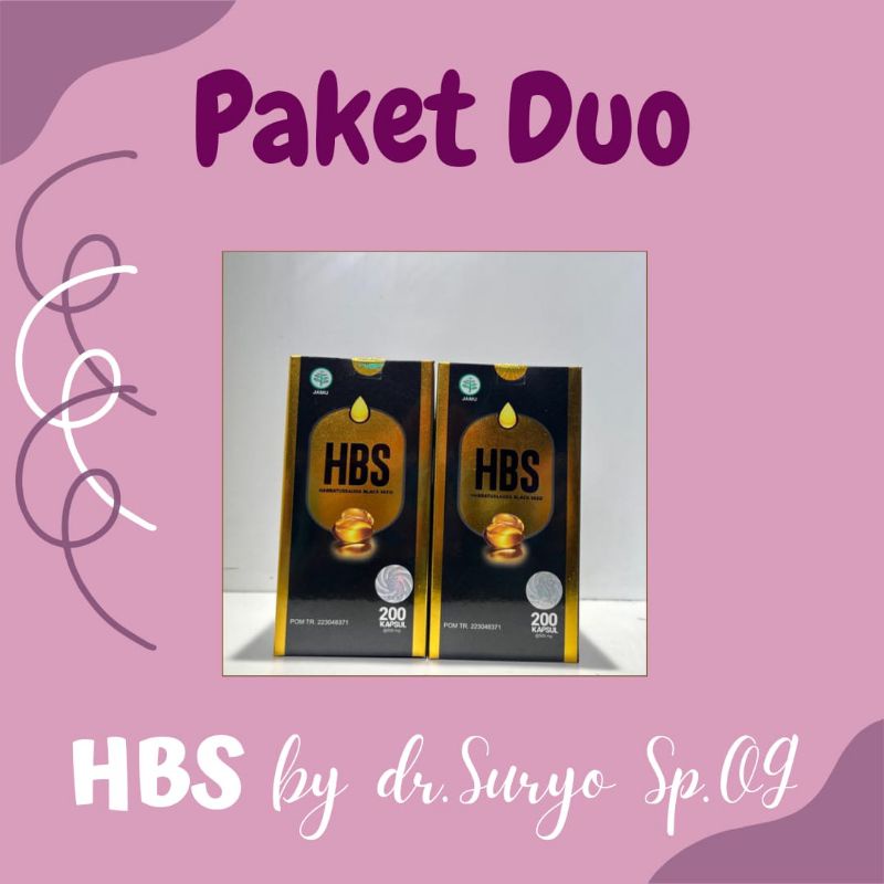 PAKET DUO &quot;HBS by dr.Suryo SpOG&quot; Promil | 2 botol |