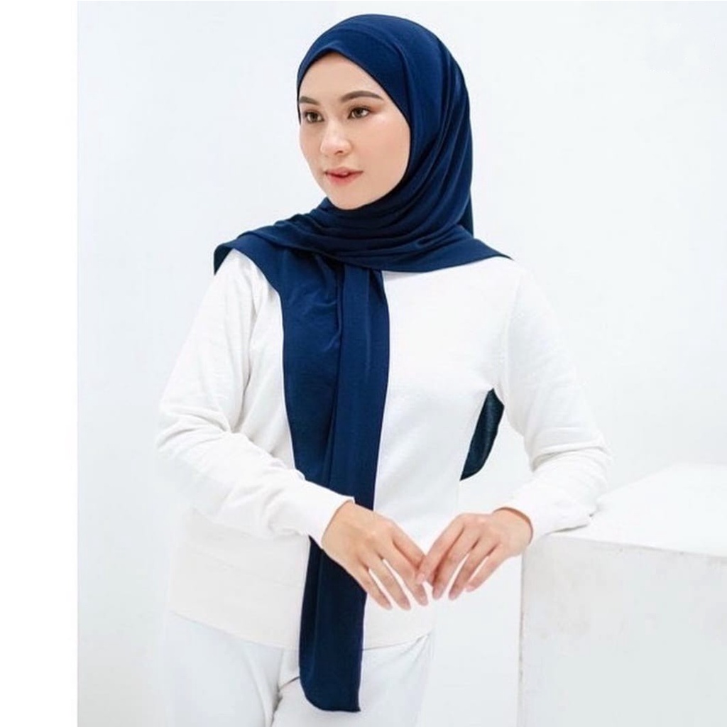 Hijab Segitiga Instan Oval Jersey Super Premium