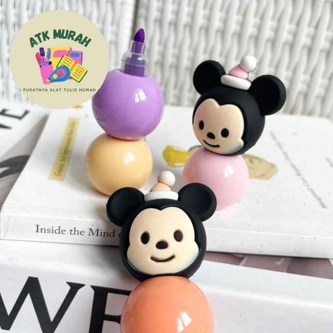 

Highlighter Mickey Mouse Lucu BUKAN merk stabil0 disney alat tulis kan