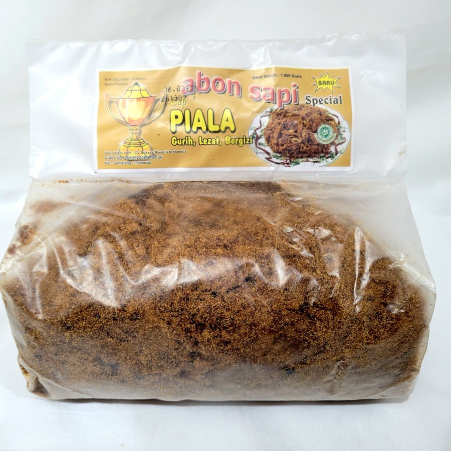 Abon Sapi Cap Piala kemasan 1 kg Halal MUI