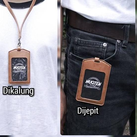 

Baru NAME TAG ID CARD HOLDER KULIT SOUVENIR HOLDER KANTOR MUQTEN PATUK MULTIFUNGSI DI KAIT DAN DI KALUNG