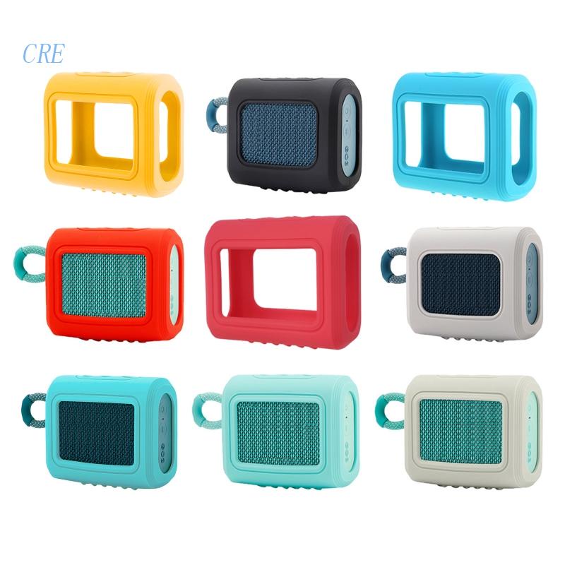 Cre Cover Pelindung Silikon Lembut Untuk GO 3go3 Speaker Kompatibel Bluetooth Cases Holders Protector