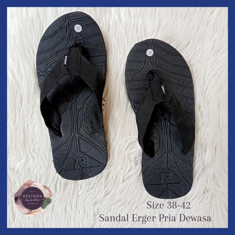 Sandal jepit Gunung Erger Pria Dewasa Terbaru  Realpict