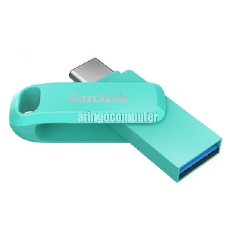 Flashdisk Sandisk 128GB OTG CTM USB 3.0 Type C GREEN