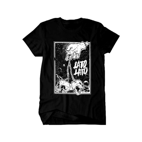 Kalemmerch Kaos Hitam - Lato Lato Tek Tek Dewasa Threepoint
