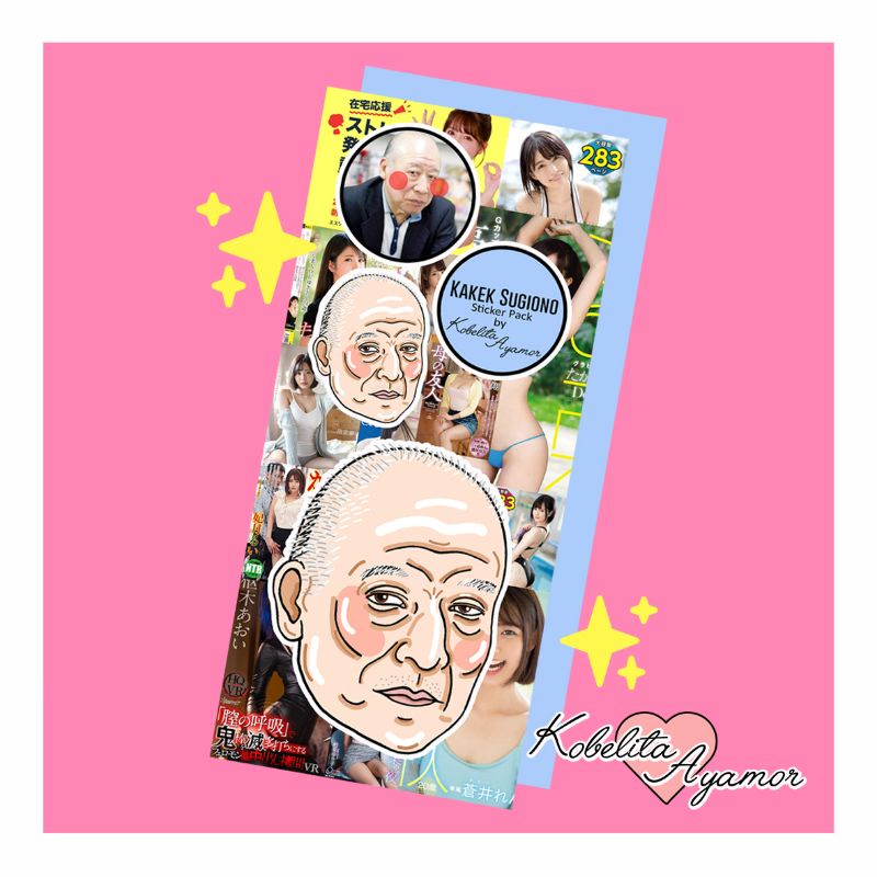 Stickerpack Kakek Sugiono