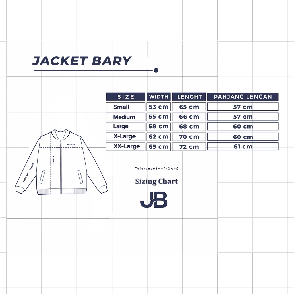 SUPER DEAL HEMAT JB - JACKET BARY BLACK - JAKET KASUAL PRIA