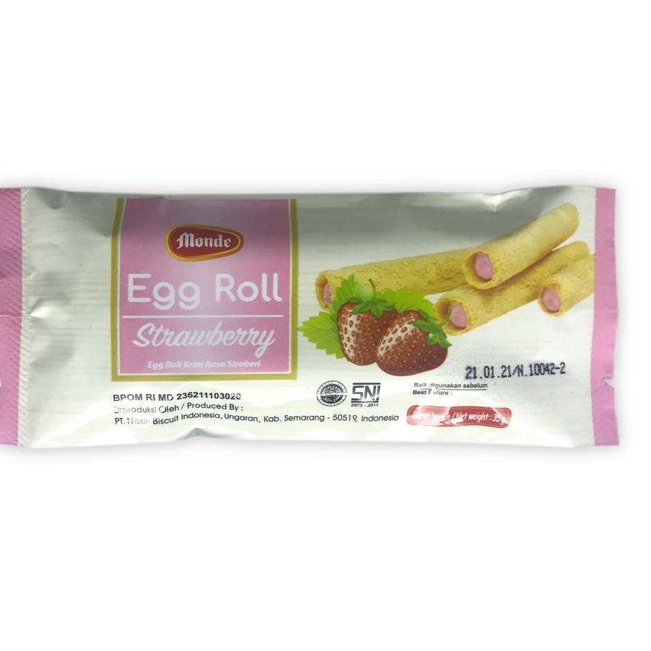 

DISKON BRANDS FESTIVAL Monde Egg Roll Strawberry 10 x 35gr 
