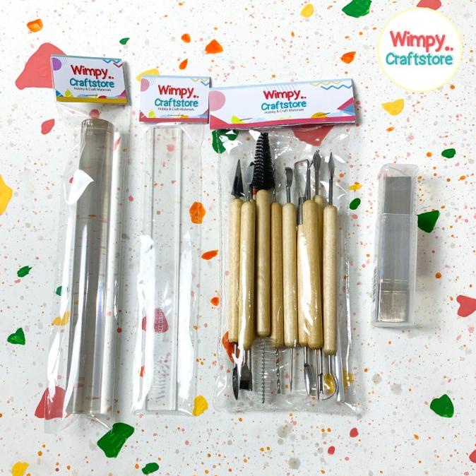 

Paket Alat Clay Professional Tools Polymer Clay Modeling Sculpting