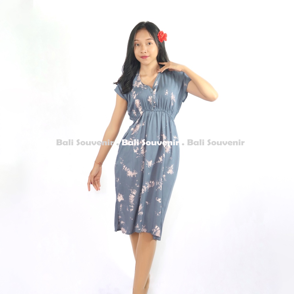 DRESS WANITA TIE DYE | DRESS MANOHARA PANJANG BALI | DASTER BALI