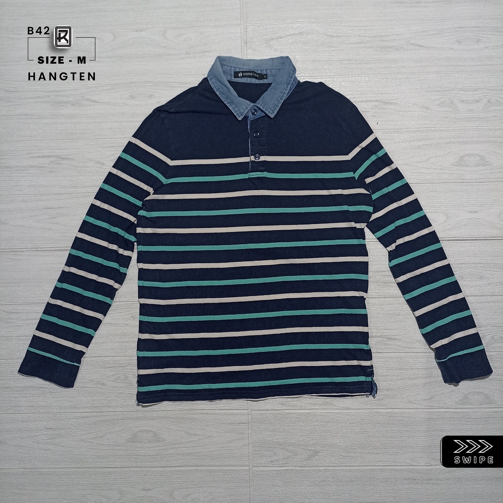 POLO SHIRT - HANGTEN Bekas/Second/Rugby/Salur