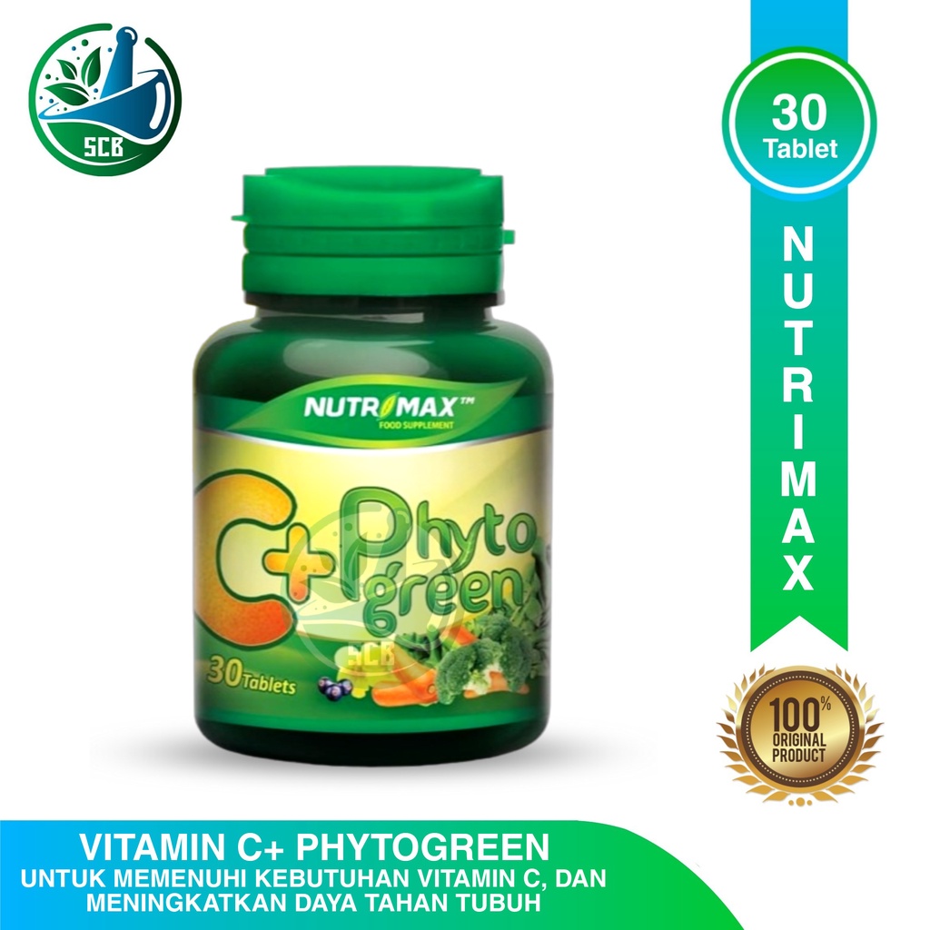 Nutrimax C Plus Phytogreen Adult - Vitamin Untuk Kekebalan Tubuh Phyto Green