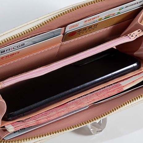 DOMPET PANJANG WANITA IMPORT RESLETING KARTU KOIN PREMIUM KOREA MOTIF BUNGA REMAJA KULIT PUTIH CHARINA WA635C3 KEKINIAN FASHION BRANDED BATAM CEWEK MURAH LUCU