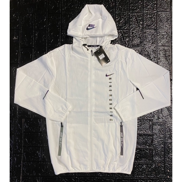 JAKET PARASUT MICRO IMPORT NIKE RUNNING OLAHRAGA