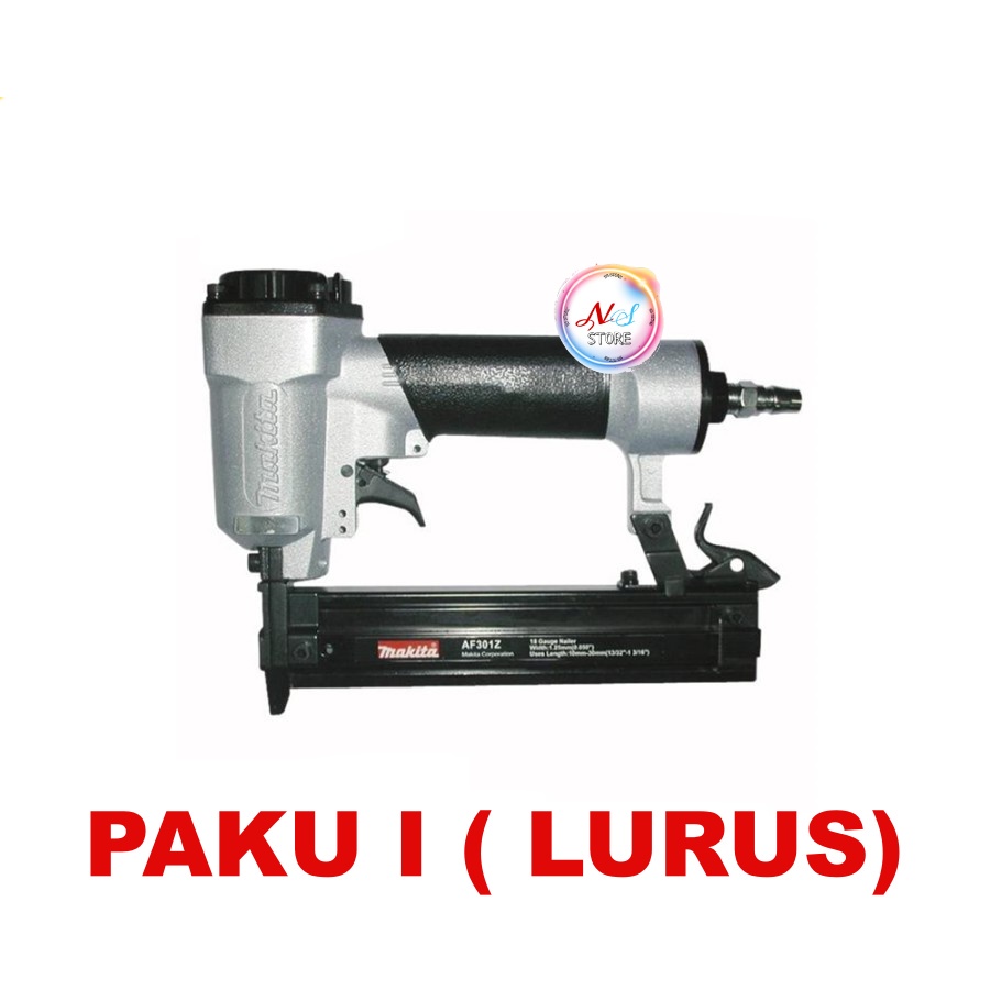 MESIN PAKU TEMBAK / AIR NAILER MAKITA AF 301 Z ( PAKU LURUS)