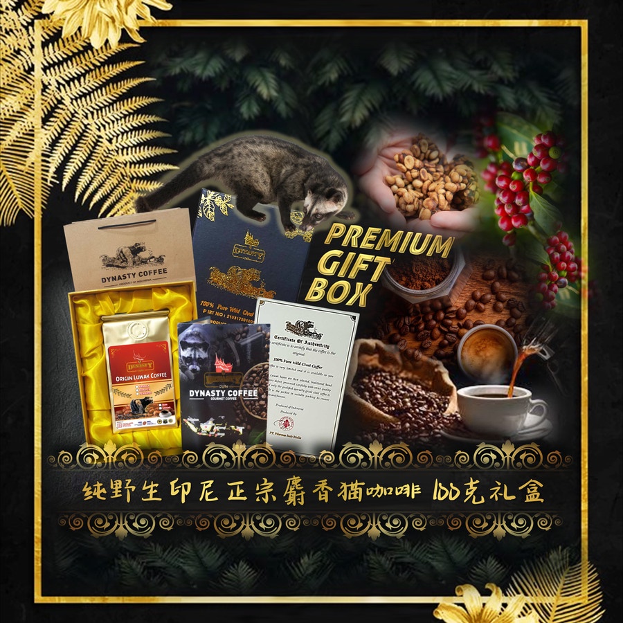 

DYNASTY COFFEE PREMIUM * 100 gram 正宗精选印尼猫屎咖啡
