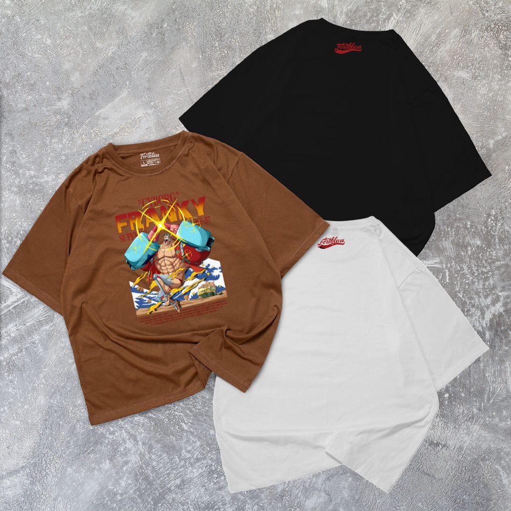 HipNop  Kaos Oversize FRANKY T-Shirt Cowok Premium