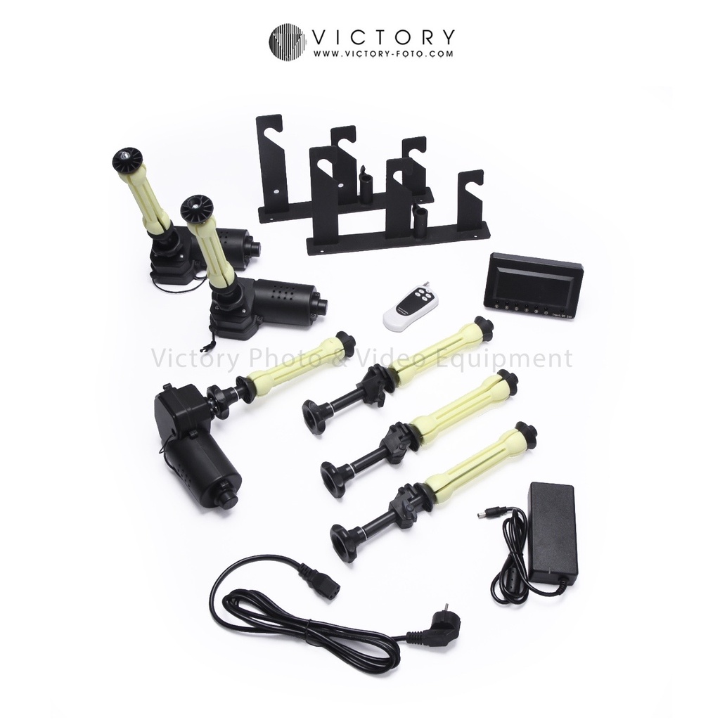 Expander motor background 3 bar, Multifungsi (dinding & stand), Mesin Roll Background Remote Control