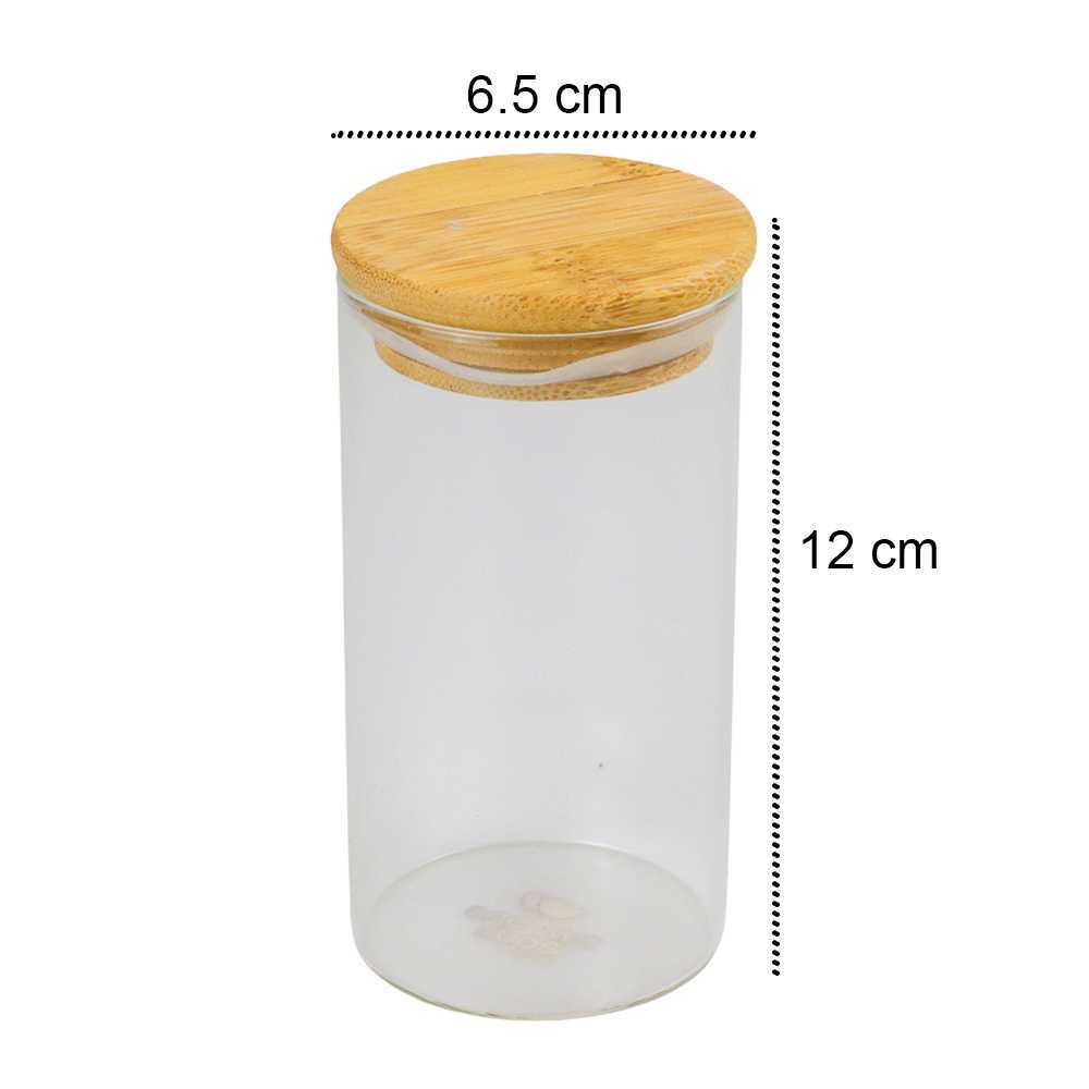 Toples Kaca Tempat Penyimpanan Makanan Glass Storage Jar - GH1270