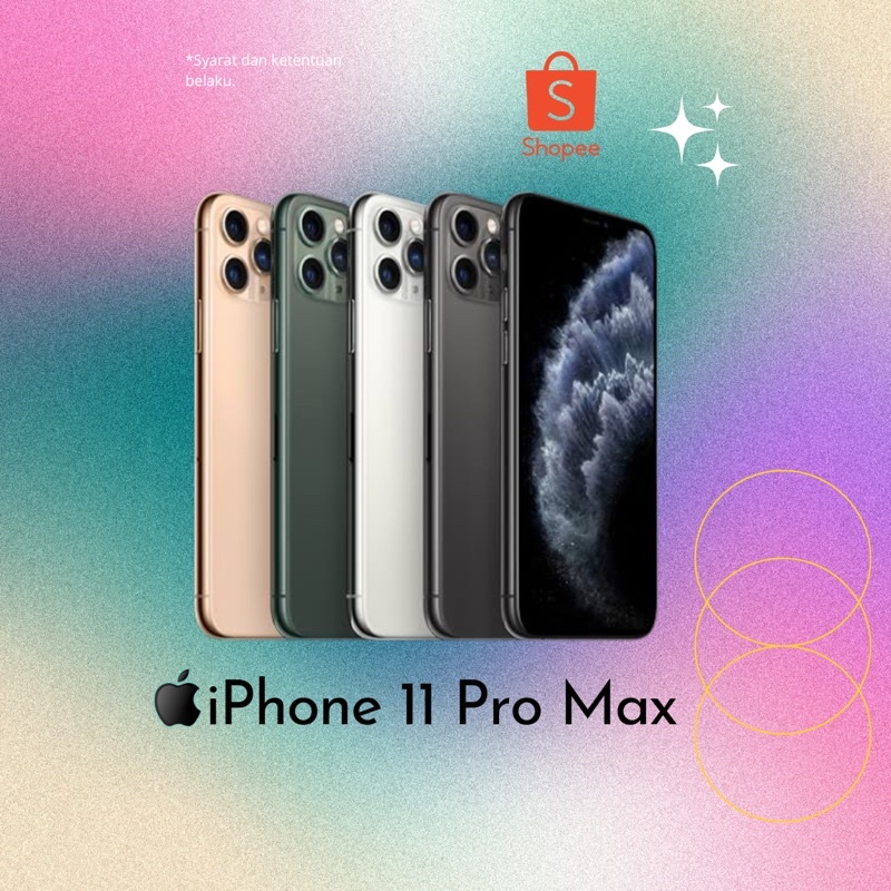 iPhone 11 Pro Max 64GB/256GB/512GB Second Original Apple 100%