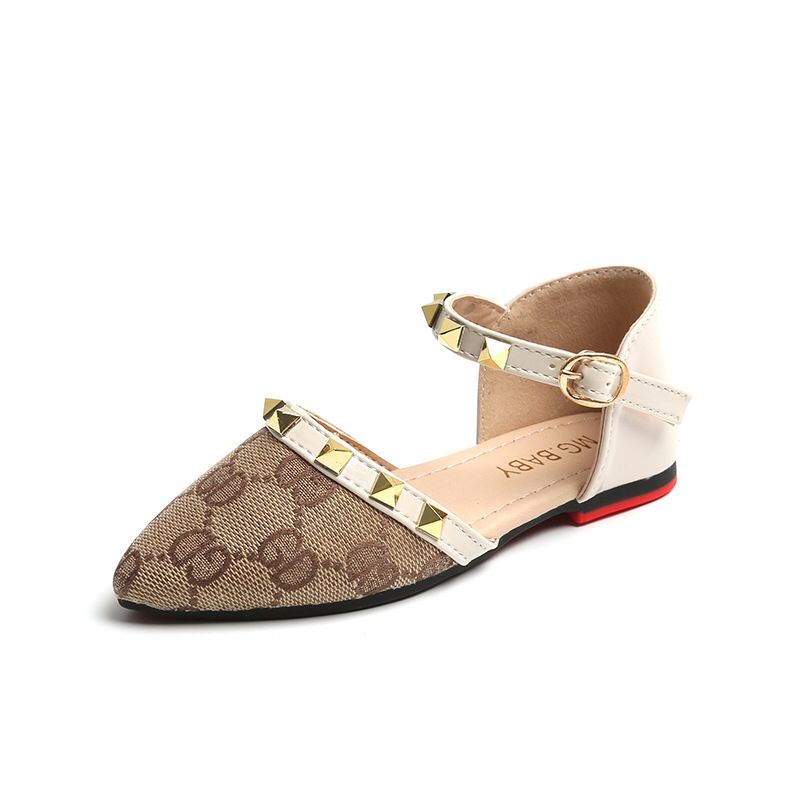 (LOLI-JKT) 611 SANDAL ANAK PEREMPUAN MODEL RIVET TERBUKA SIZE 26-36