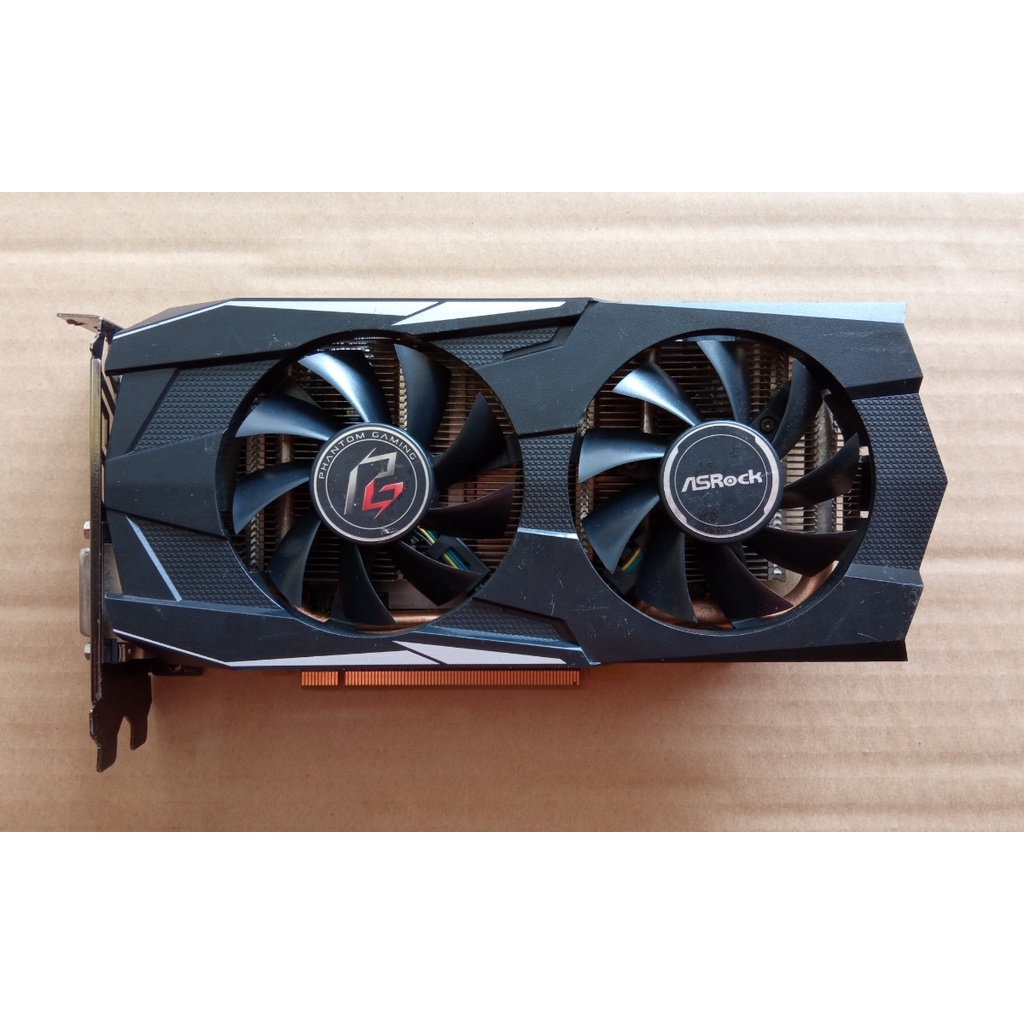 VGA Card Game Rendering ASRock Phantom Gaming AMD Radeon RX 570 RX570 4GB GDDR5 256-bit bukan GTX 10