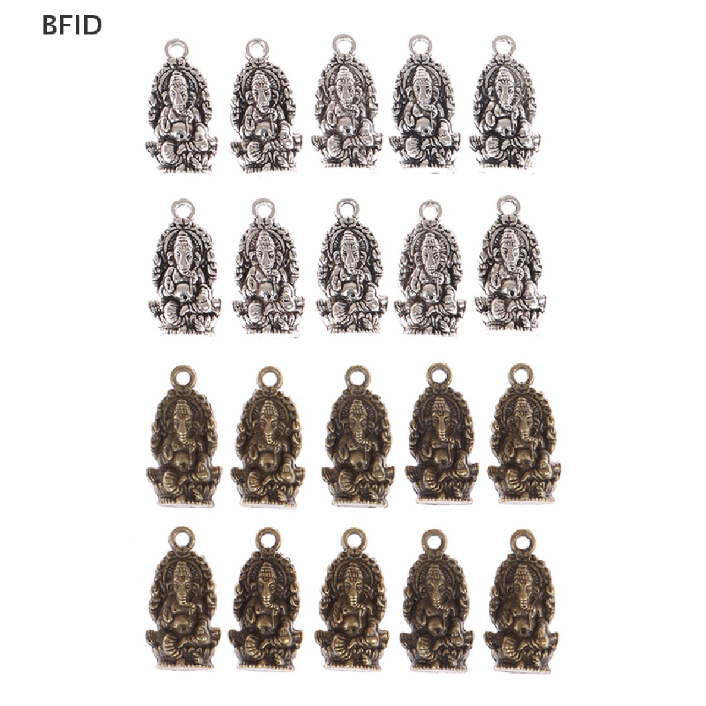 [BFID] 10pcs Thailand Ganesha Ch Antik Alloy Buddha Ch Diy Perhiasan Liontin [ID]