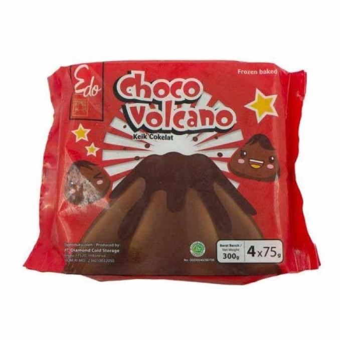 

Edo Choco Volcano Makanan Beku [300gr]