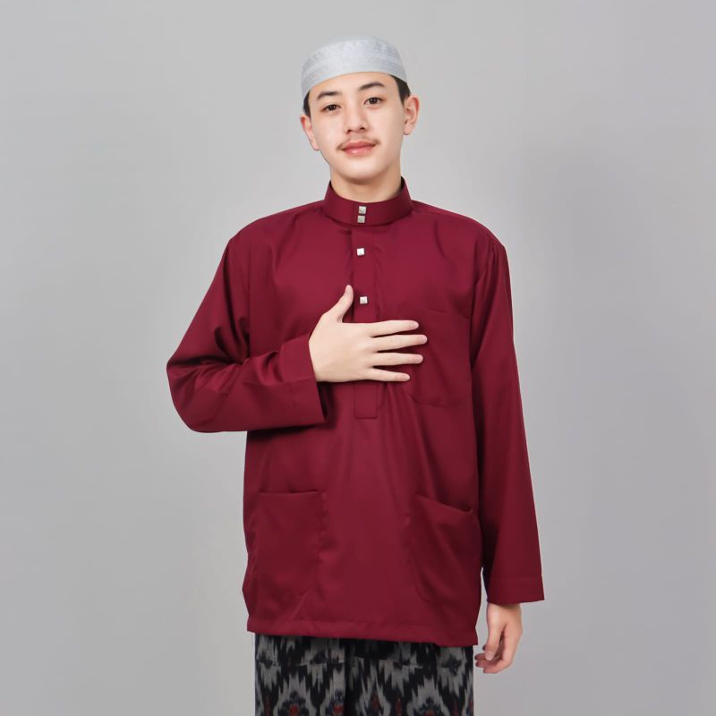 koko melayu/ baju muslim pria/ koko maroko