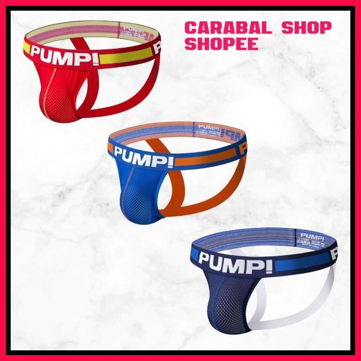 JOCKSTRAP PRIA PUMP JOCKSTRAP CELANA DALAM SEKSI PRIA MEN SEXY UNDERWEAR 2 TONE H115 BAHAN BERKUALIT