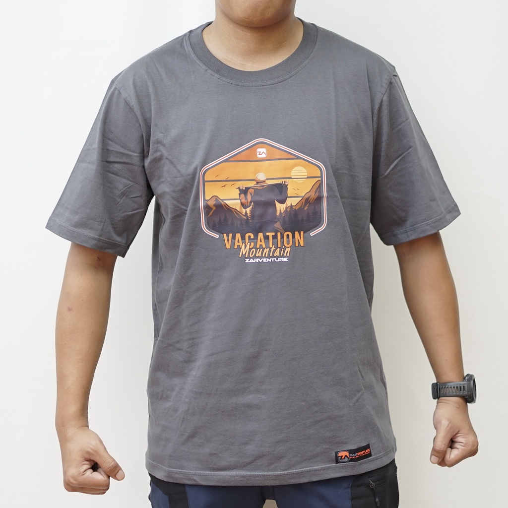 kaos tshirt tema adventure hiking zarventure 1011