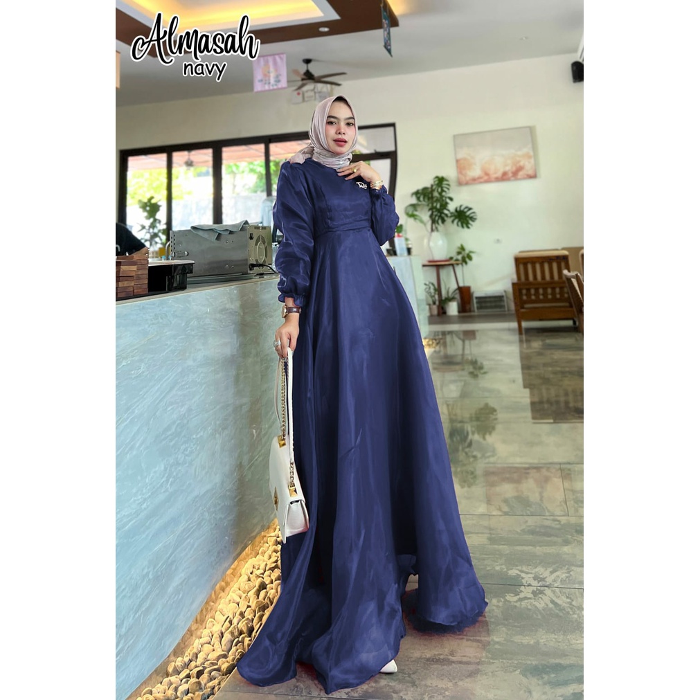 GAMIS PESTA KONDANGAN ALMASAH DRESS NIKAHAN LAMARAN