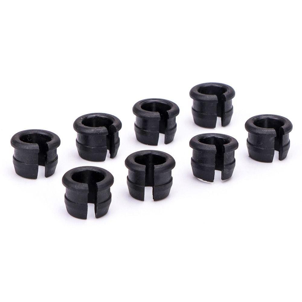 Nanas 20pcs Sepeda Schrader Valve Hitam Karet Plug Tabung Dalam Adapter Valve Konversi Lengan