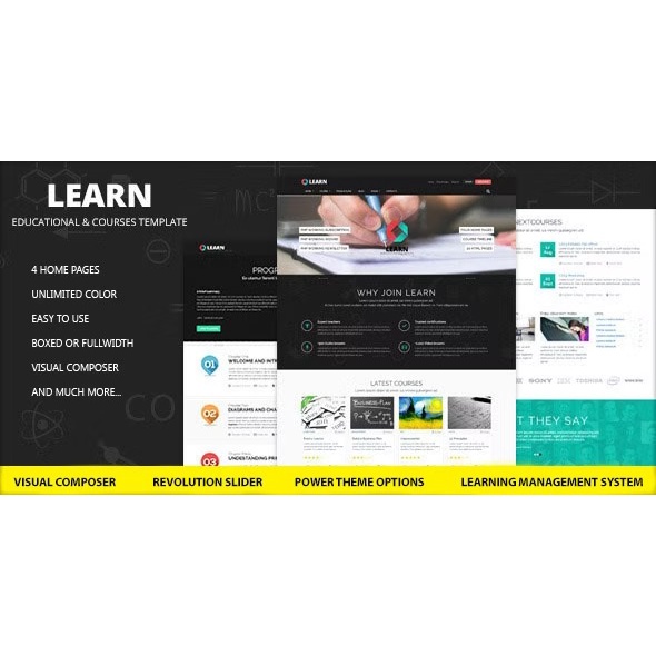 Learn - Education, eLearning WordPress Theme