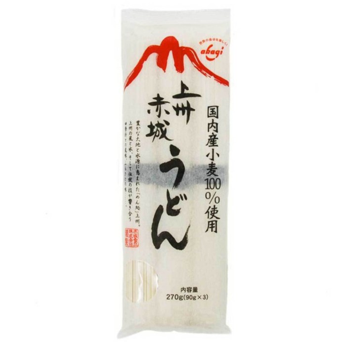 

Joshu Akagi Udon Dried Noodle / Mie Kering Jepang 270 Gr