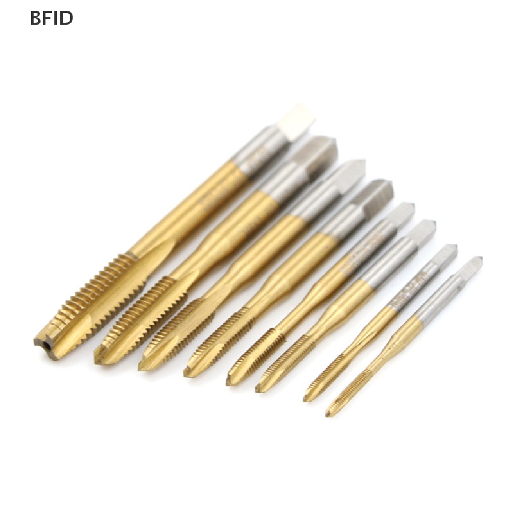 [BFID] M2/m2.5/m3/m3.5/m4/m5/m6/m8 HSS Metric Straight Suling Ulir Screw Tap Plug Tap [ID]