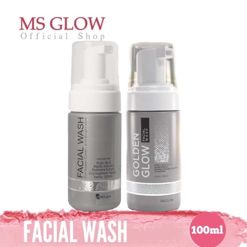 MS Glow Facial Wash - Facial Wash MS Glow - Facial Wash Golden Glow MS Glow - Sabun Muka MS Glow - G