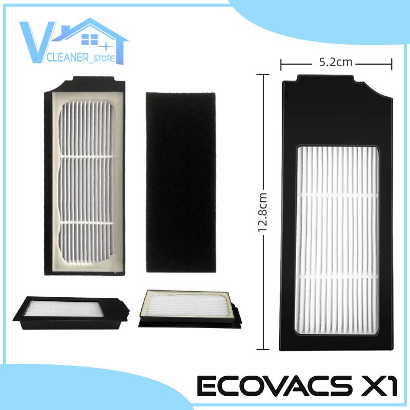Untuk Deebot Ozmo Ecovacs X1 Turbo Omni Robot Vacuum Cleaner Dust Bag atau Kantung Debu Filter Main Brush Mop