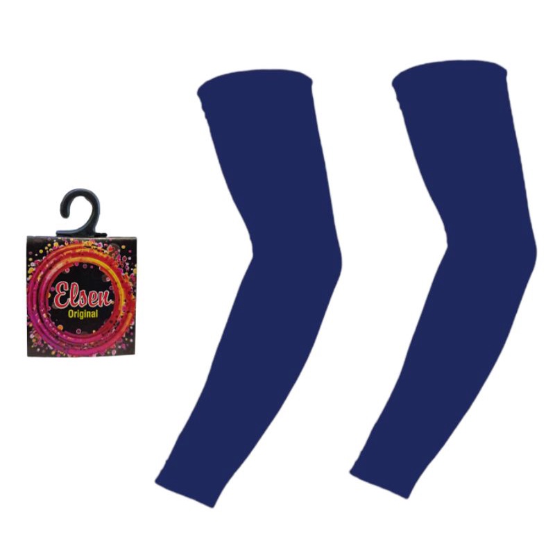 Manset Tangan Deker Handsocks Warna Biru Tanpa Jempol