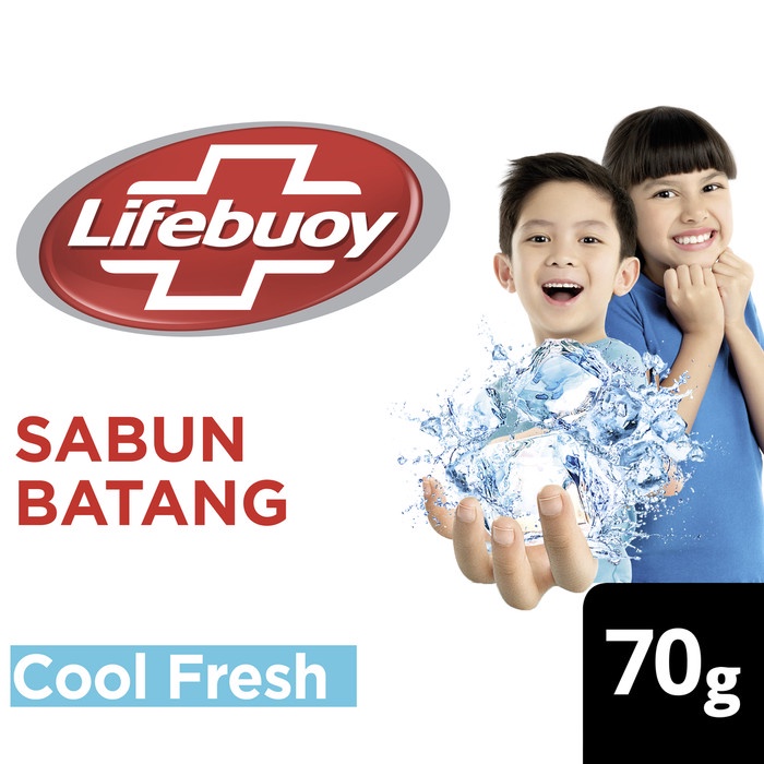 Lifebuoy Sabun Batang Antiseptik Cool Fresh 70G