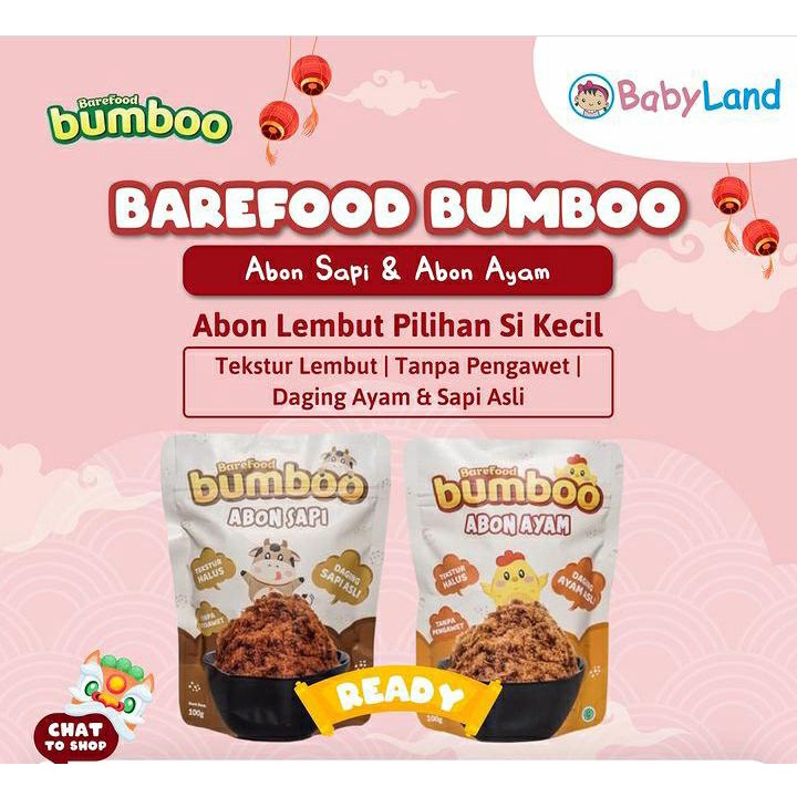 

Barefood Bumboo Abon MPASI Anak Tanpa MSG - Ayam & Sapi