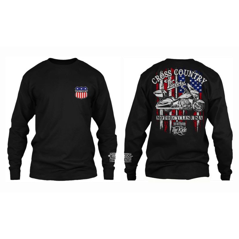 kaos lengan panjang pria keren