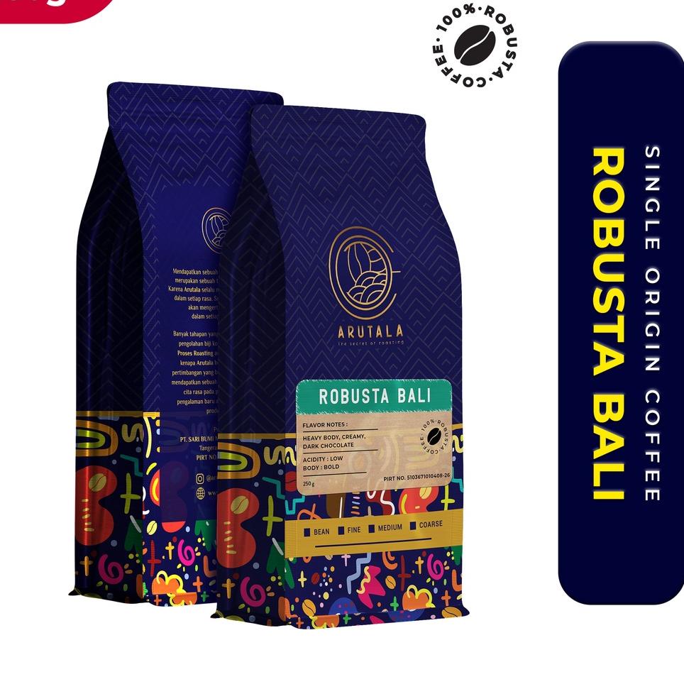 

【F⚡ASH SALE✅】 ARUTALA kopi Bali Robusta 250 gram