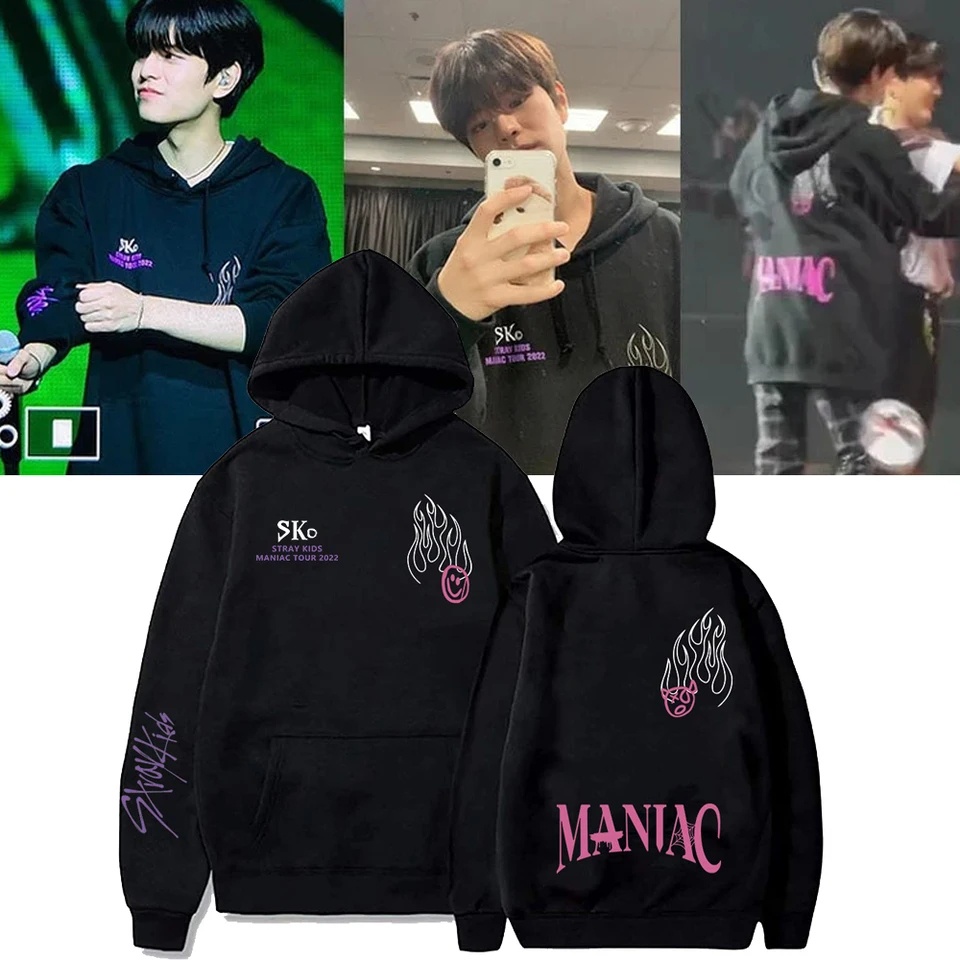 Hoodie Sweater Stray kids Maniac Oversize Concert Kpop Jisung Felix Seungmin Changbin Hoodie Jumper Stray Kids Maniac Tour 2022 Full Member Hoodie Stray Kids Distric 9 Unlock Hoodie Stray Kids Straykids Leeknow Skzoo Hoodie Skz Unlock Go Live In Life Xxxl