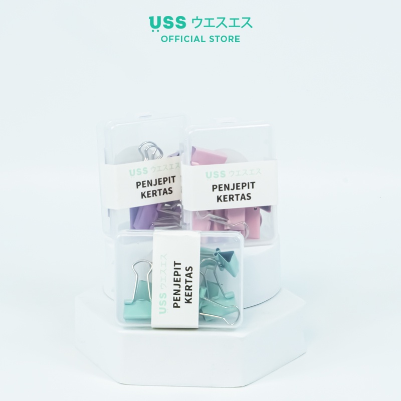 

Penjepit Kertas/Binder Klip/Binder Clip 19mm MACARON