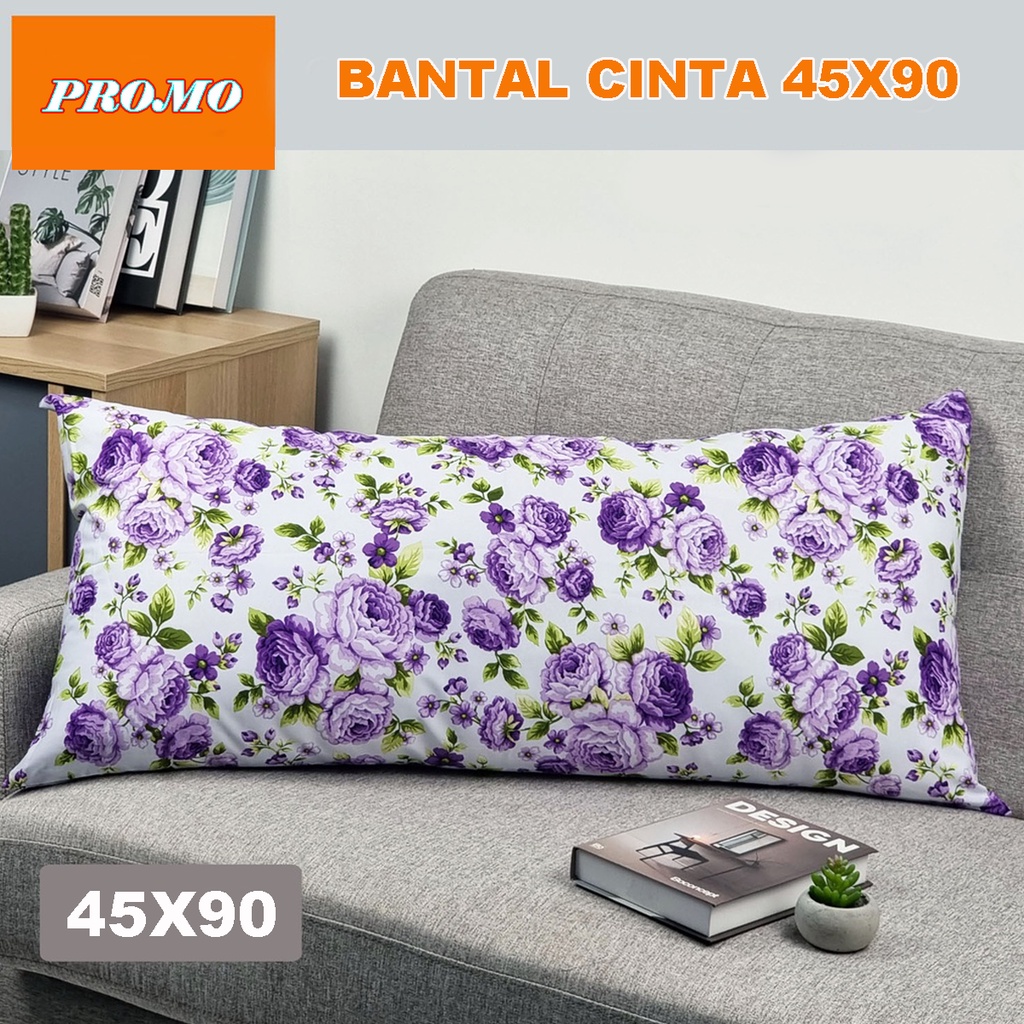 [✅COD] BANTAL CINTA JUMBO 45X90 ISI DAKRON SILIKON ANEKA MOTIF DAN WARNA DEKORASI KAMAR PERLENGKAPAN RUMAH