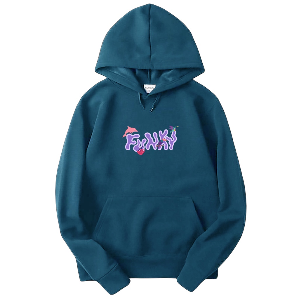 Hoodie Wanita Funky Sweater Wanita kece